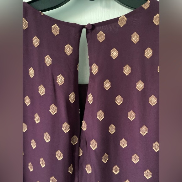 Women’s Calvin Klein purple/gold dress size 22W - Picture 7 of 10